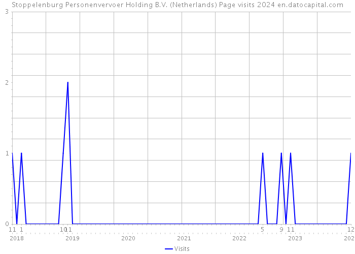 Stoppelenburg Personenvervoer Holding B.V. (Netherlands) Page visits 2024 
