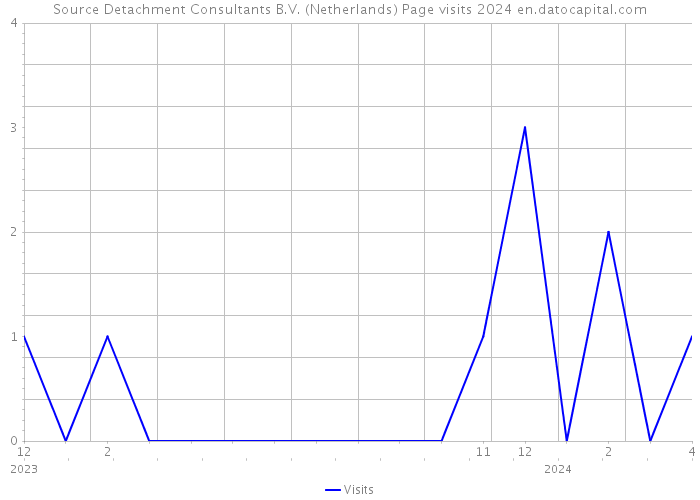 Source Detachment Consultants B.V. (Netherlands) Page visits 2024 
