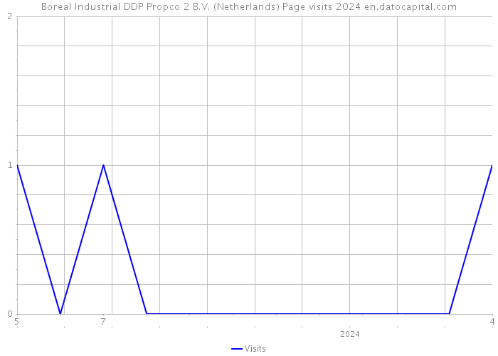 Boreal Industrial DDP Propco 2 B.V. (Netherlands) Page visits 2024 