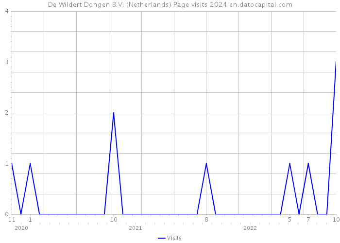 De Wildert Dongen B.V. (Netherlands) Page visits 2024 
