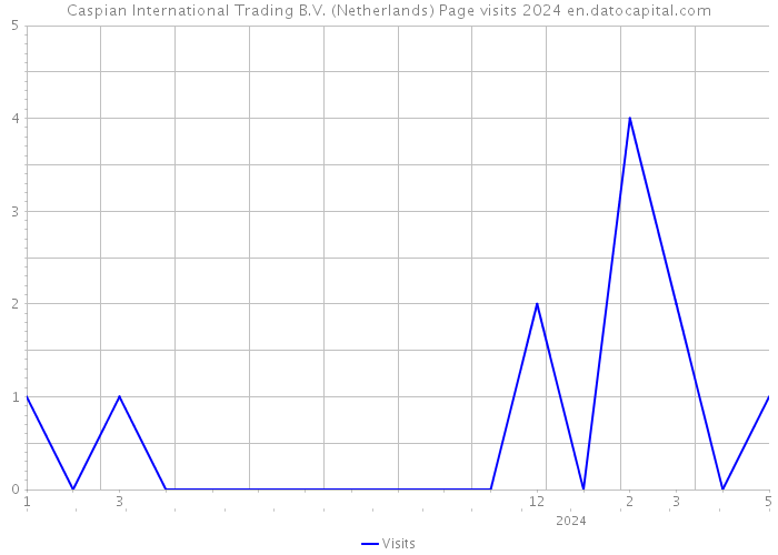 Caspian International Trading B.V. (Netherlands) Page visits 2024 