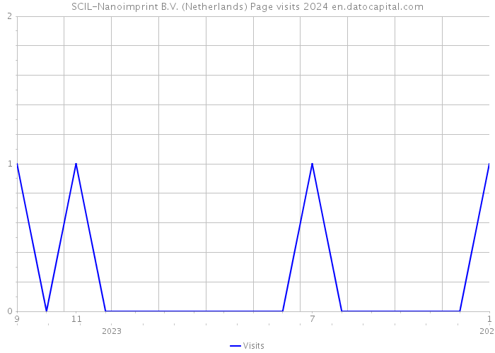 SCIL-Nanoimprint B.V. (Netherlands) Page visits 2024 