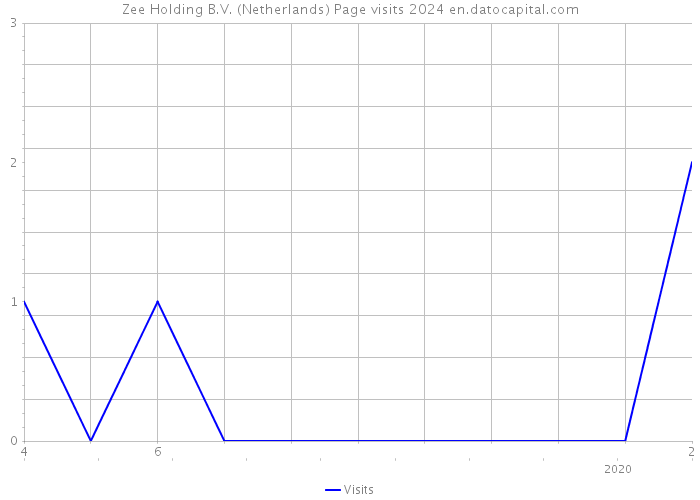 Zee Holding B.V. (Netherlands) Page visits 2024 