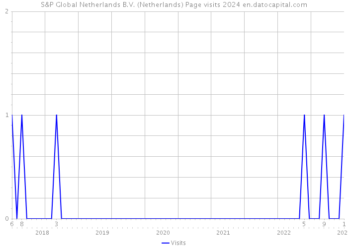 S&P Global Netherlands B.V. (Netherlands) Page visits 2024 