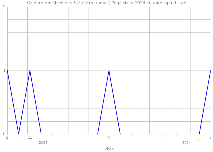 Gelderblom Machines B.V. (Netherlands) Page visits 2024 