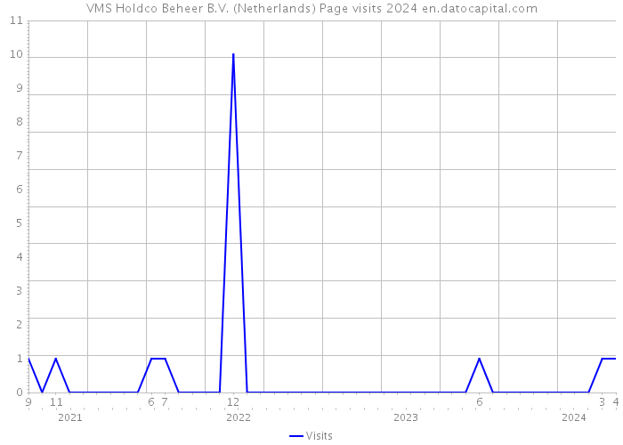VMS Holdco Beheer B.V. (Netherlands) Page visits 2024 