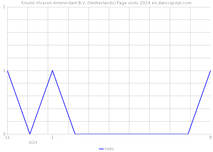 Knulst Vloeren Amsterdam B.V. (Netherlands) Page visits 2024 