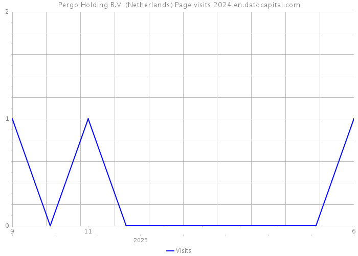Pergo Holding B.V. (Netherlands) Page visits 2024 