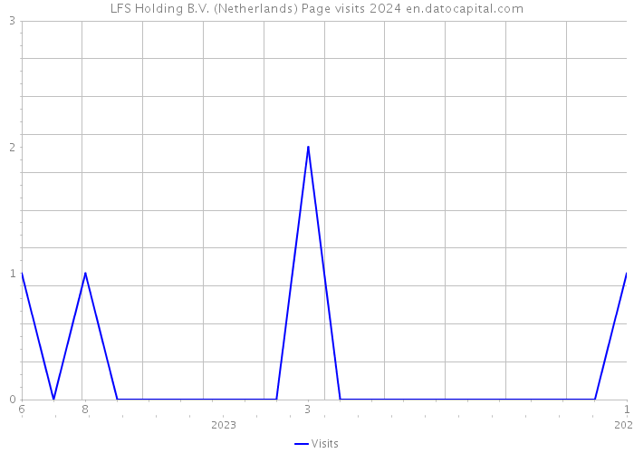 LFS Holding B.V. (Netherlands) Page visits 2024 