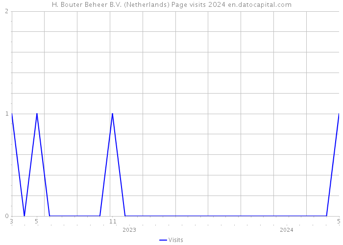 H. Bouter Beheer B.V. (Netherlands) Page visits 2024 