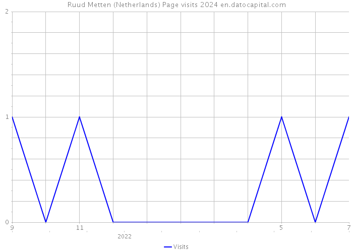 Ruud Metten (Netherlands) Page visits 2024 