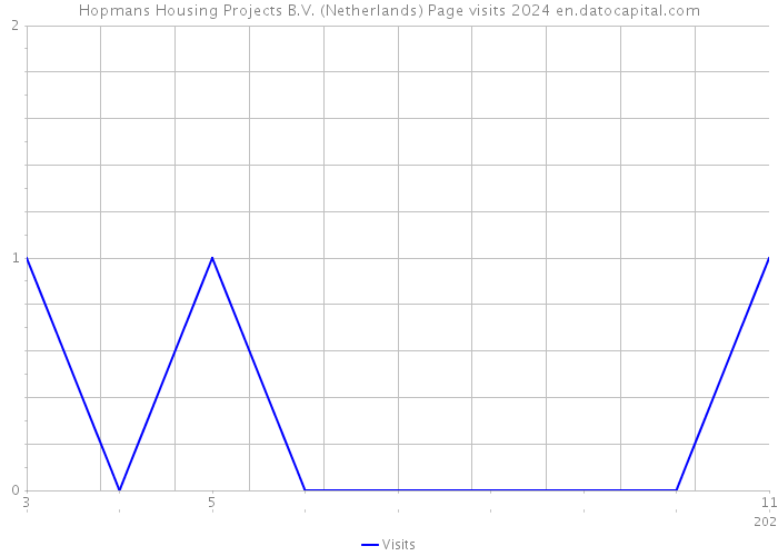 Hopmans Housing Projects B.V. (Netherlands) Page visits 2024 