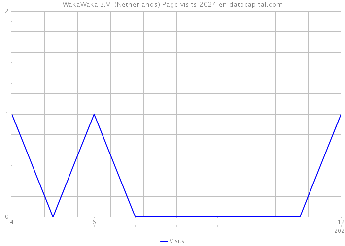 WakaWaka B.V. (Netherlands) Page visits 2024 