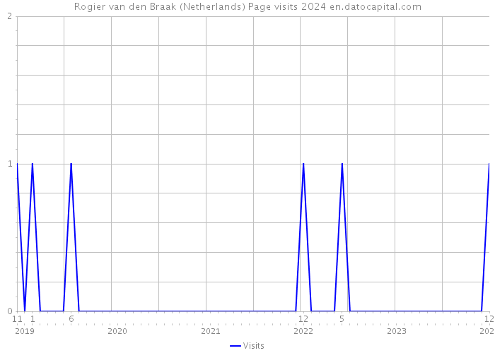 Rogier van den Braak (Netherlands) Page visits 2024 