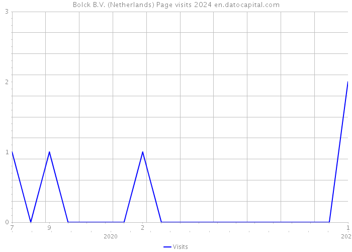 Bolck B.V. (Netherlands) Page visits 2024 