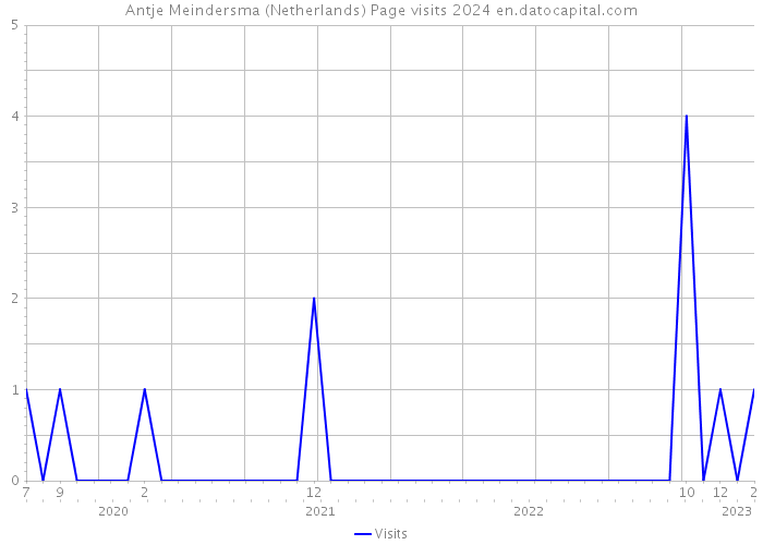 Antje Meindersma (Netherlands) Page visits 2024 