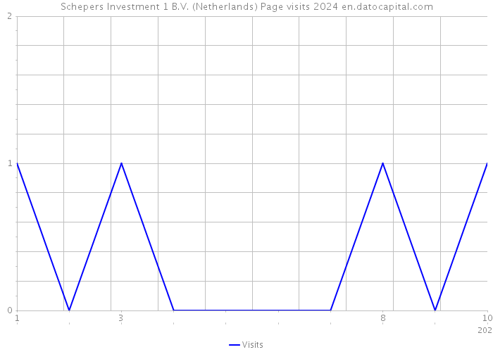 Schepers Investment 1 B.V. (Netherlands) Page visits 2024 