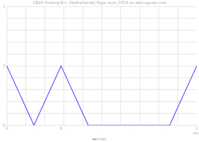 CEAP Holding B.V. (Netherlands) Page visits 2024 