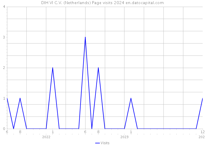 DIH VI C.V. (Netherlands) Page visits 2024 