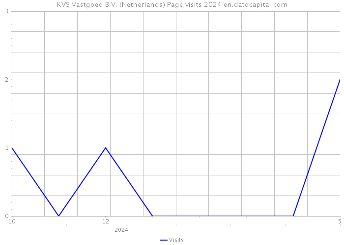 KVS Vastgoed B.V. (Netherlands) Page visits 2024 