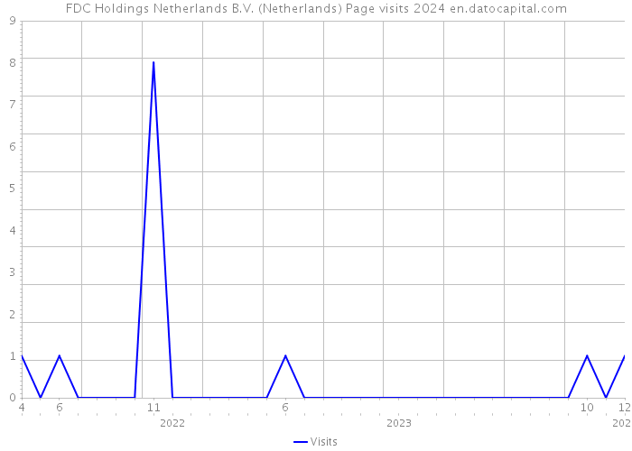 FDC Holdings Netherlands B.V. (Netherlands) Page visits 2024 