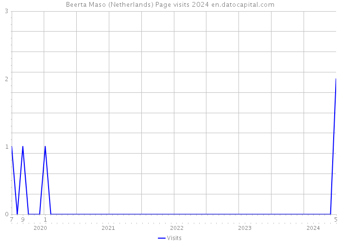 Beerta Maso (Netherlands) Page visits 2024 