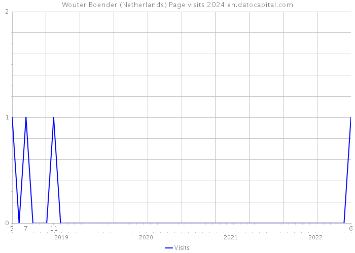 Wouter Boender (Netherlands) Page visits 2024 