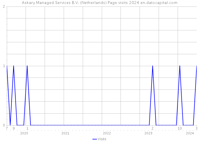 Askary Managed Services B.V. (Netherlands) Page visits 2024 