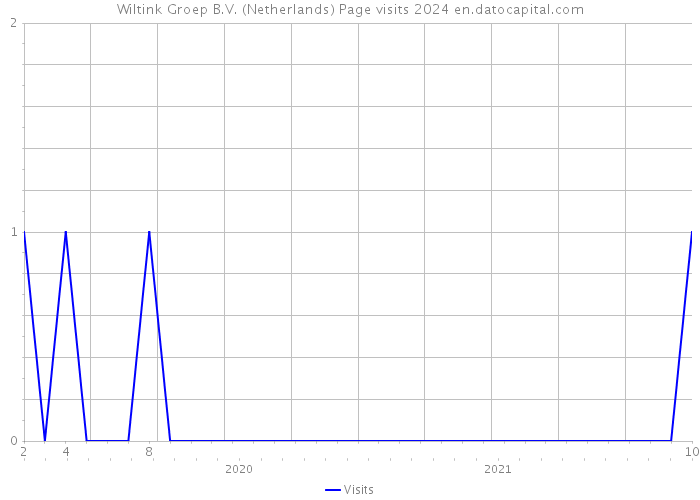 Wiltink Groep B.V. (Netherlands) Page visits 2024 