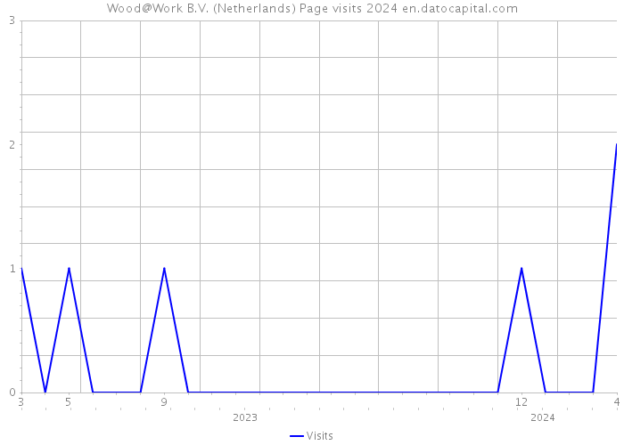 Wood@Work B.V. (Netherlands) Page visits 2024 