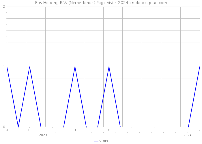Bus Holding B.V. (Netherlands) Page visits 2024 