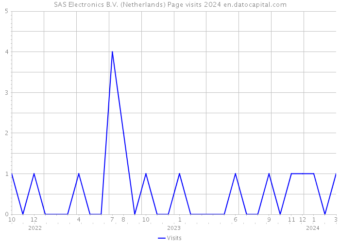 SAS Electronics B.V. (Netherlands) Page visits 2024 