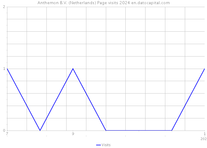 Anthemon B.V. (Netherlands) Page visits 2024 