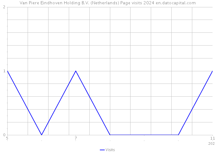 Van Piere Eindhoven Holding B.V. (Netherlands) Page visits 2024 