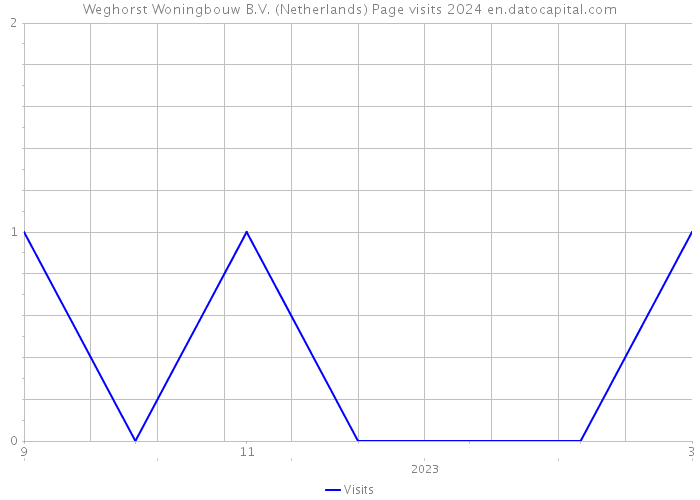 Weghorst Woningbouw B.V. (Netherlands) Page visits 2024 