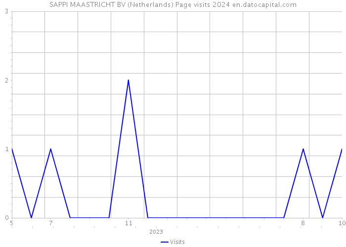 SAPPI MAASTRICHT BV (Netherlands) Page visits 2024 