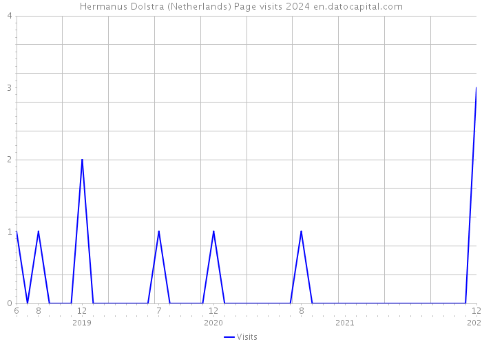 Hermanus Dolstra (Netherlands) Page visits 2024 
