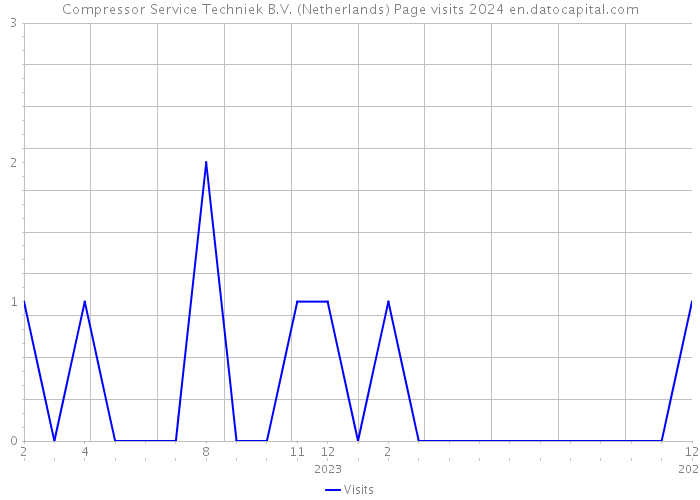 Compressor Service Techniek B.V. (Netherlands) Page visits 2024 