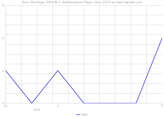 Euro Montage 2000 B.V. (Netherlands) Page visits 2024 