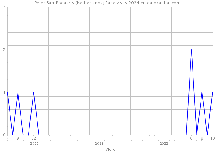 Peter Bart Bogaarts (Netherlands) Page visits 2024 