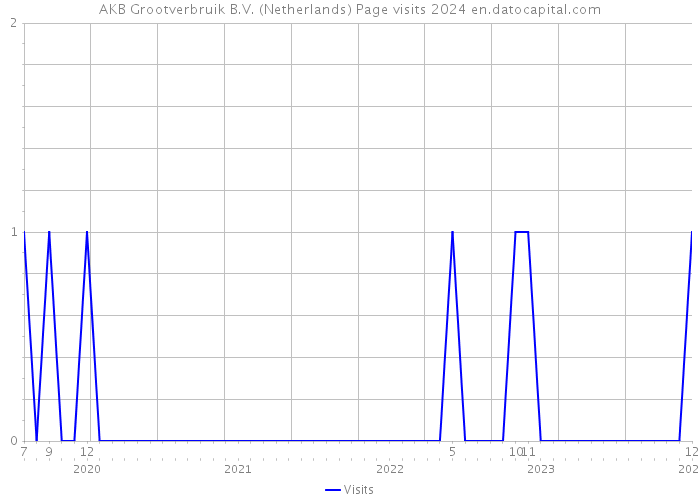 AKB Grootverbruik B.V. (Netherlands) Page visits 2024 