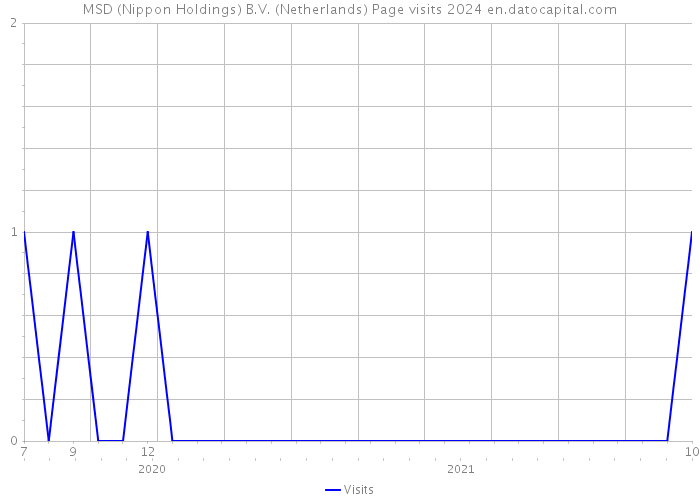 MSD (Nippon Holdings) B.V. (Netherlands) Page visits 2024 