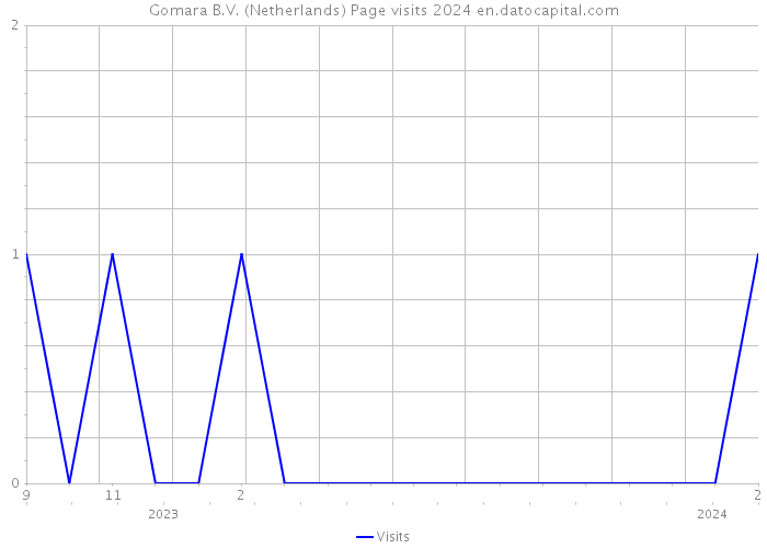 Gomara B.V. (Netherlands) Page visits 2024 