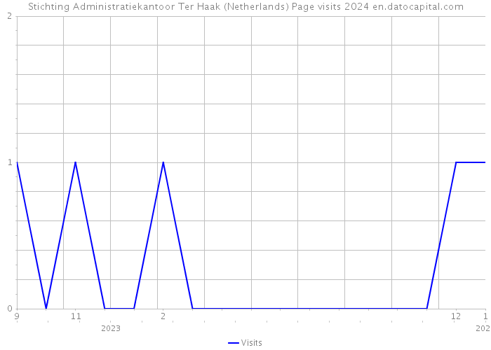 Stichting Administratiekantoor Ter Haak (Netherlands) Page visits 2024 