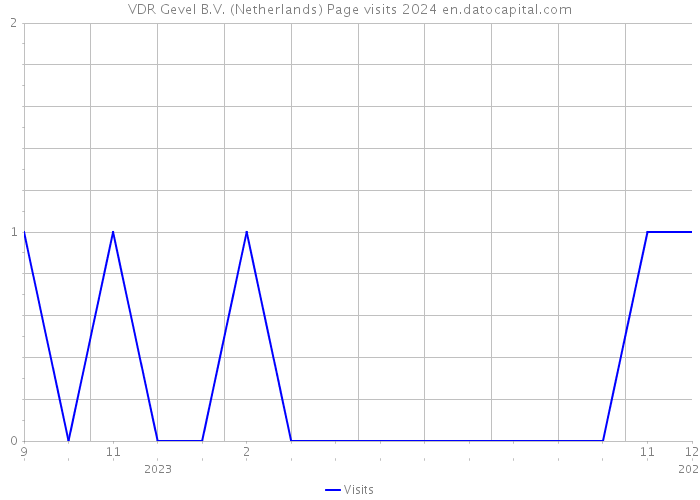 VDR Gevel B.V. (Netherlands) Page visits 2024 