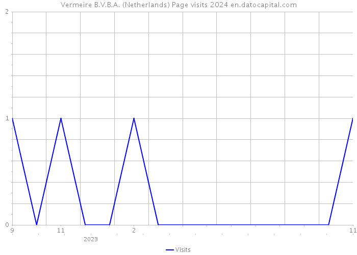Vermeire B.V.B.A. (Netherlands) Page visits 2024 