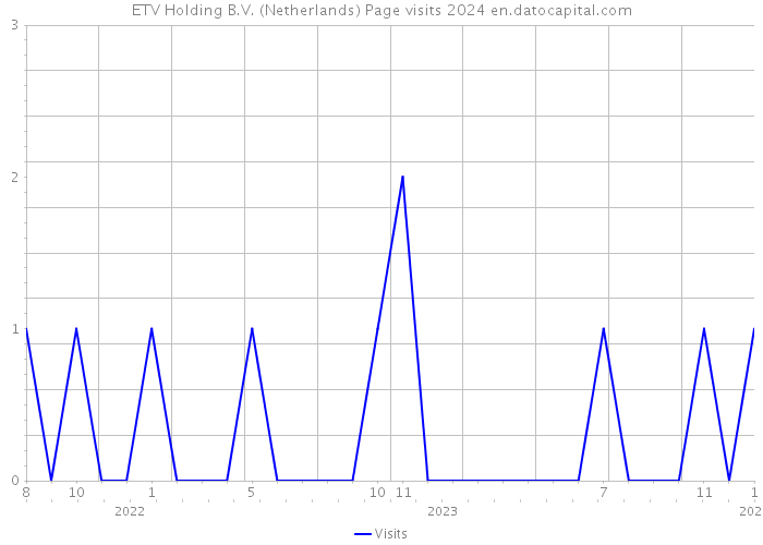 ETV Holding B.V. (Netherlands) Page visits 2024 