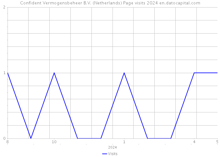 Confident Vermogensbeheer B.V. (Netherlands) Page visits 2024 