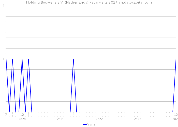 Holding Bouwens B.V. (Netherlands) Page visits 2024 