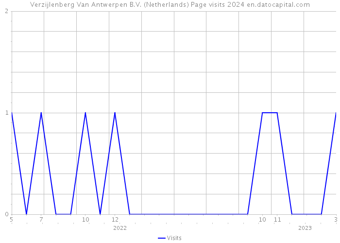 Verzijlenberg Van Antwerpen B.V. (Netherlands) Page visits 2024 